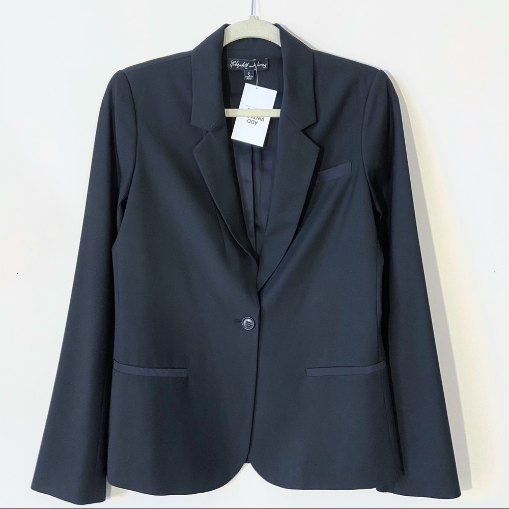 Elizabeth and James Black Jacket Blazer